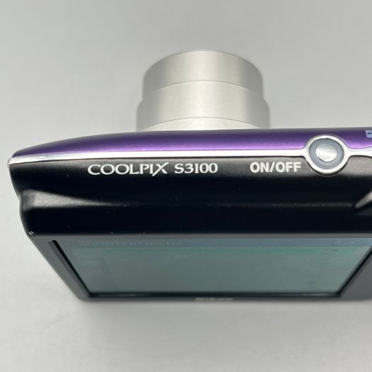Nikon Coolpix S3100 14MP Digital Camera Purple - Full Kit