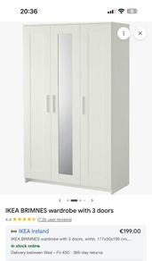 Brimnes wardrobe