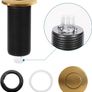 Garbage Disposal / Insinkerator Air Switch Button - Brushed Nickel Finish Image 5