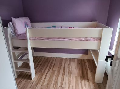 harvey norman white mid sleeper bed