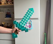Minecraft diamond sword