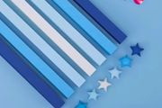 Blue Star Origami Paper Kit