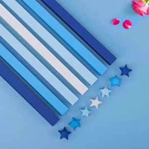 Blue Star Origami Paper Kit