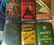 oil cans/tins vintage