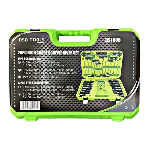 DSD Tools 26PC High Grade Screwdriver Set