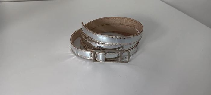 Thin Silver Belt