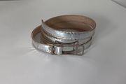 Thin Silver Belt