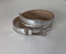 Thin Silver Belt