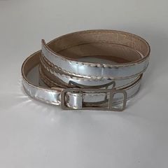 Thin Silver Belt