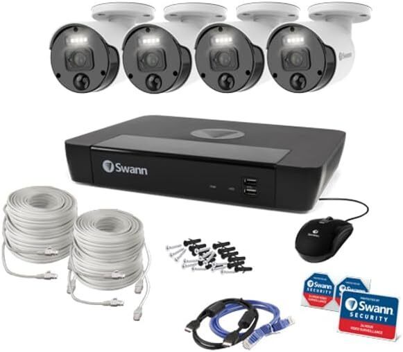 Swann Master-Series NVR 4K 4 Camera & 8 Channel S