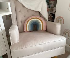 Nursing chair: Nested Soothe Easy Chair & Rocker Natural / Beech wood