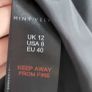MINT VELVET Gold Tone Puffer Jacket Sz 12 UK - Rrp 220 (New) Image 5