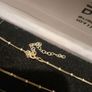 gold on silver full halmarks rare necklace   lenght 47-55cm Image 3
