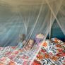Canopy double bed with mosquito net Image 2