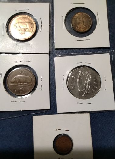 Five  Assorted Coins