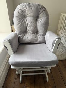 Chair with footstool