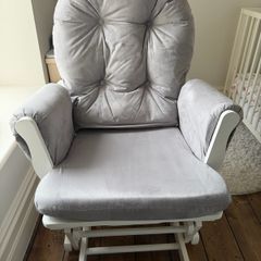 Chair with footstool