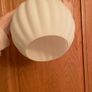Two brand-new matching shades,  glass shade in opaline glass Image 2