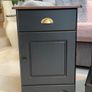 Solid wood chest of drawers and bedside locker Image 8
