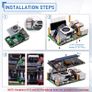 GeeekPi P33 M.2 NVME M-Key PoE+ Hat with Official Pi 5 Active Cooler for Raspberry Pi 5, Support M.2 NVMe SSDs 2230/2242/2260/2280 - NEW! Image 5