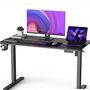Electric gaming desk adjustable height