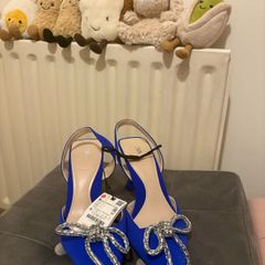 Zara heels with bow (size 38/UK5)