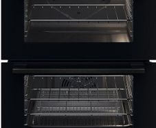 Zanussi ZKCNA7KN AirFry Built In Electric Double Oven Black