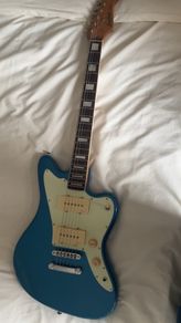 Harley Benton Blue Offset Electric Guitar