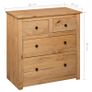 Sideboard 80x40x83 cm Pinewood Panama Range Image 9