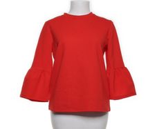Red bell sleeve top. Size S