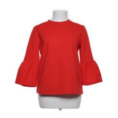Red bell sleeve top. Size S
