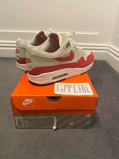 Air Max 1 Anniversary Red - 12uk