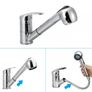 Brushed Nickel Kitchen Faucet Detachable Handheld Sprayer Single Hole Pull Out Spout Kitchen Sink Mixer Tap Image 5
