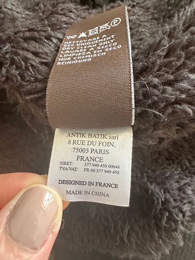 Antik Batik boho coat - sz 12/14