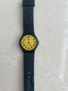 Casio Retro Unisex Yellow Face Watch Mq-24cc