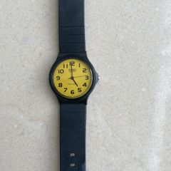Casio Retro Unisex Yellow Face Watch Mq-24cc