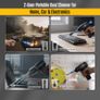 Car Vacuum cleaner & Air Blower Cordless  Mini Powerful 12000Pa Suction, Portable Small Hoover, HEPA, Accessories for Interior, PC, Home & Kitchen Image 3