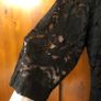 Black gothic midi dress Image 3