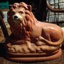 Antique Staffordshire Lions  - Pair Image 8
