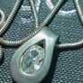Sterling silver necklace with stone Image 3