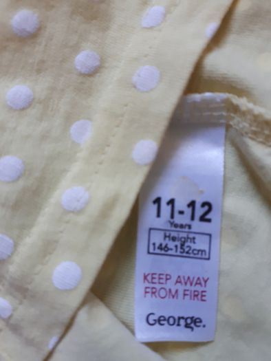 Yellow Summer top. Age 11-12