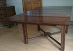 Solid Oak Extendable Dining Table.