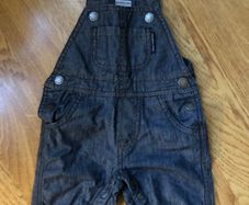 Polarn O Pyret POP denim dungarees 56cm 1-3 months