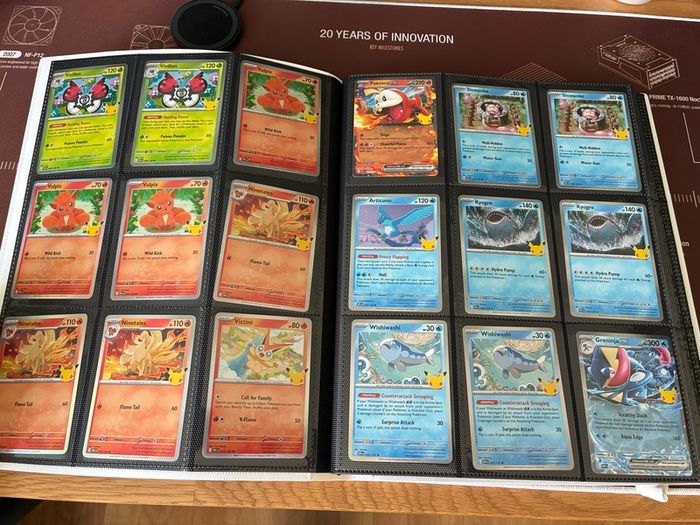 Pokemon 30th Celebrations Binder - Loaded with Cards
