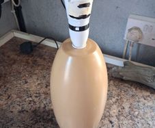 lamp, no shade