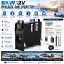 8KW 12V Diesel Air Heater  All-in-One Parking Heater with LCD & Remote Control Image 2