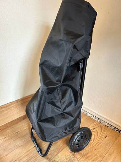 IKEA shopping trolley on wheels - black
