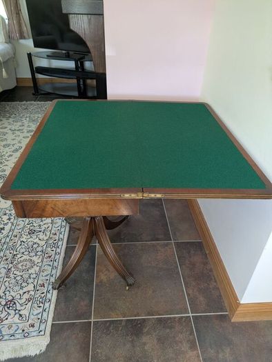Regency Style Mahogany Card Table