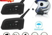 2pcs 1200m Bluetooth3.0 Intercom Motorcycle Motorbike Motor Cycle Bike Helmet Interphone Interphone Headset Microphone