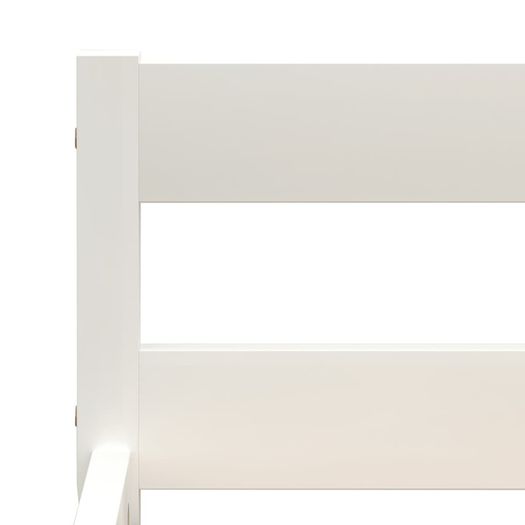 Bed Frame with 2 Drawers White Solid Pine Wood 90x200 cm